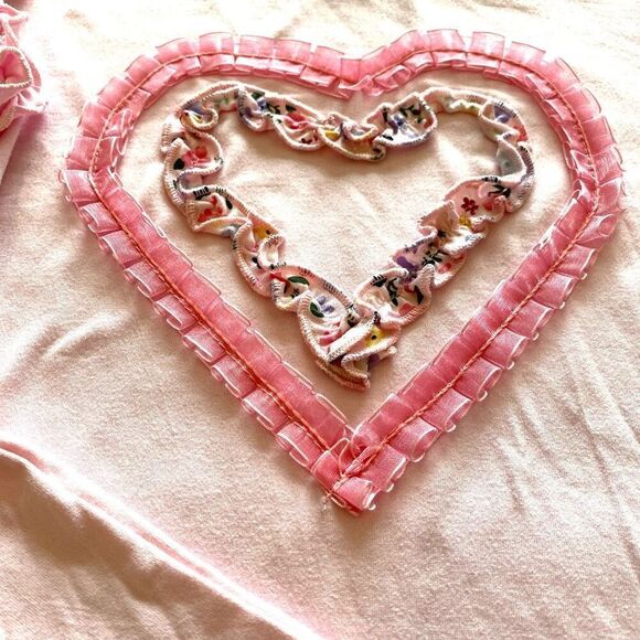 Btween 3 Piece Outfit Pink Floral Shorts Top Hair Tie - Picture 5 of 12